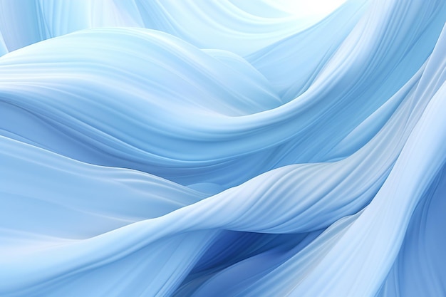 Blue waves on a white background