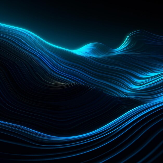 blue wavy background