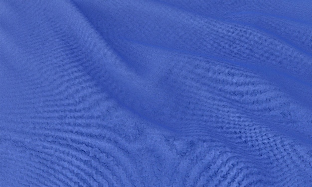 青い波状の生地の背景
