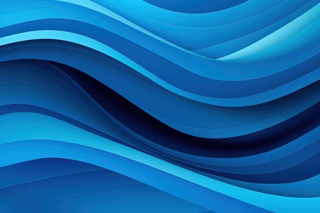 A blue wavy lines in a blue background