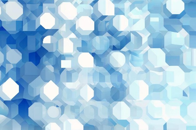 Photo a blue and white abstract background with a blue and white pattern