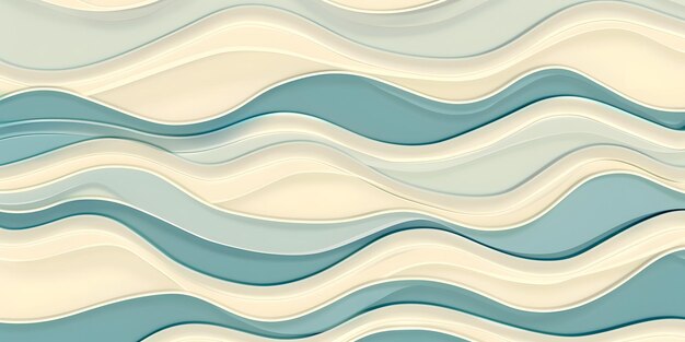 Foto uno sfondo astratto blu e bianco con un'onda blu e bianca