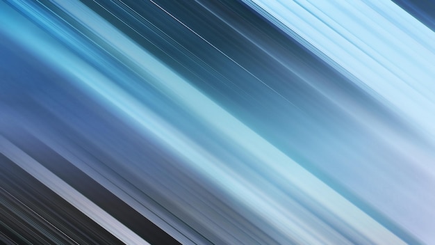 A blue and white abstract of a modern art project in a window of a building in new york city