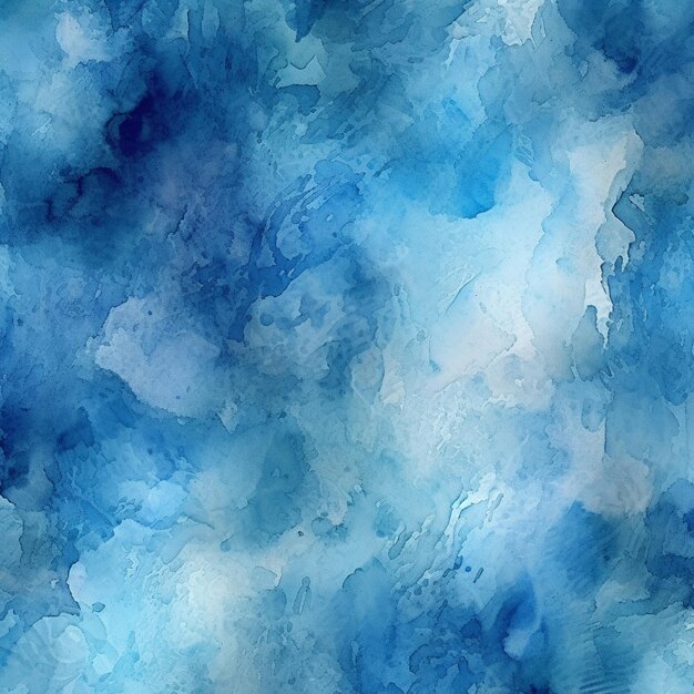 Photo blue and white abstract watercolor background