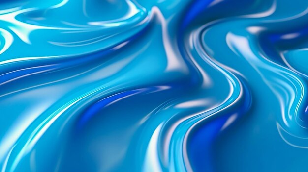 A blue and white background with a wavy pattern.