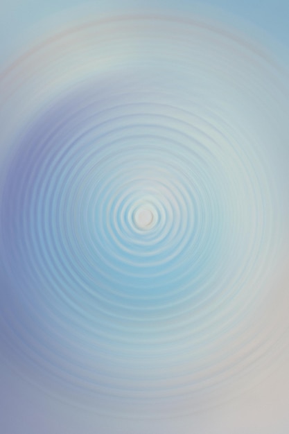 青白と青の円形の波の抽象的な背景