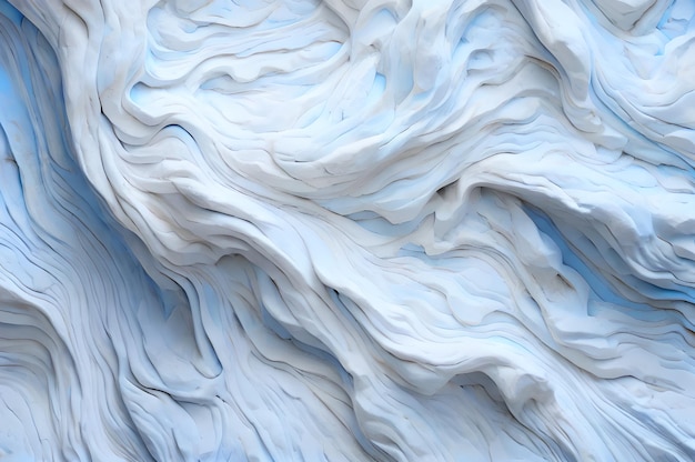 青と白の色 リアルなテクスチャの美しい刻された岩 3D 背景の壁紙