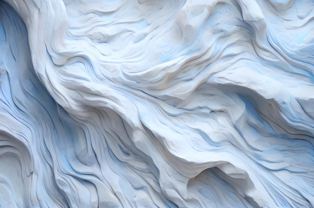 blue and white color realistic texture of a beautiful carved rock 3d background wallpaper