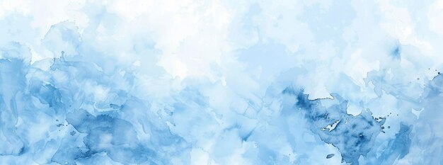 blue and white colour sky theme water colour painting