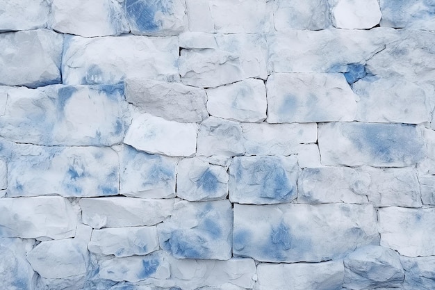 Blue and White Concrete Stone Texture