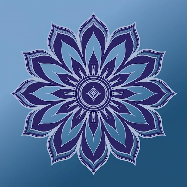 a blue and white design with a symbol that says quot a quot in the middle quot