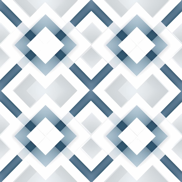 Photo a blue and white geometric pattern with squares and squares.