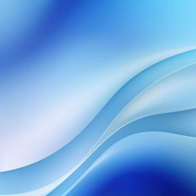 Blue and White Gradient Solid Color Generative AI