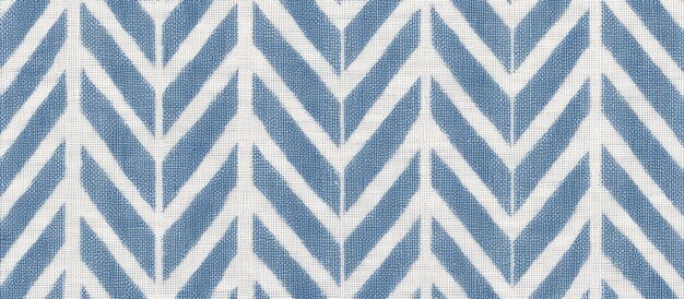 Photo blue and white linen print with a rustic farmhouse stripe pattern