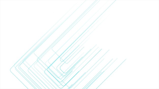 Foto linee minimali bianche blu sfondo tecnologico futuristico astratto
