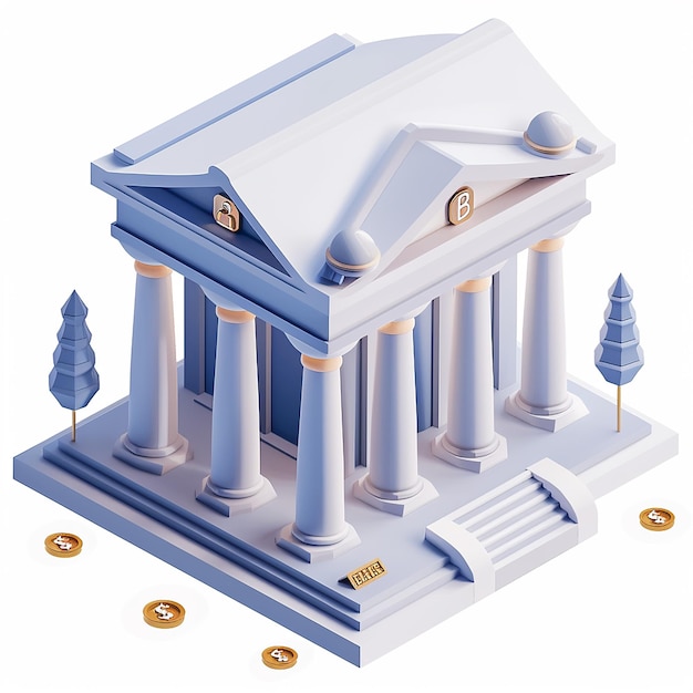 Foto un modello blu e bianco di un tempio con un certo numero di numeri su di esso