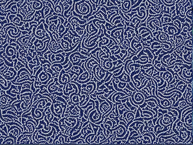 a blue and white pattern with geometric designs