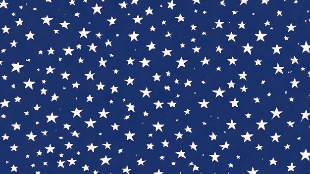 A blue and white pattern with small stars