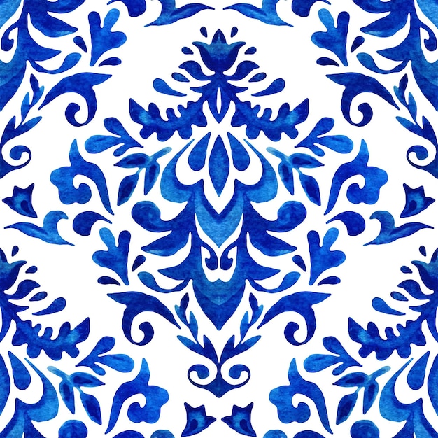 Photo blue and white portuguese decorative element