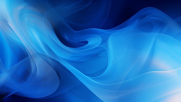 Photo blue and white smoke against a black background.