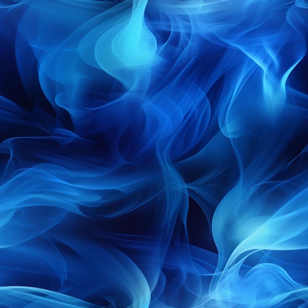 Photo blue and white smoke on a dark blue background.