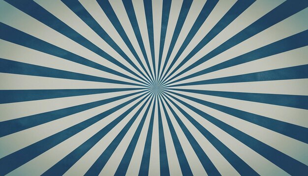 Blue and white sunburst vintage and pattern background with space