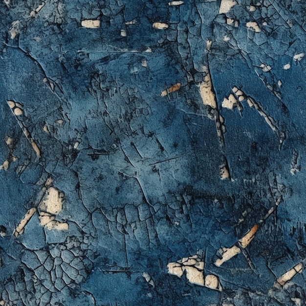 A blue and white textured background with a cracked paint.