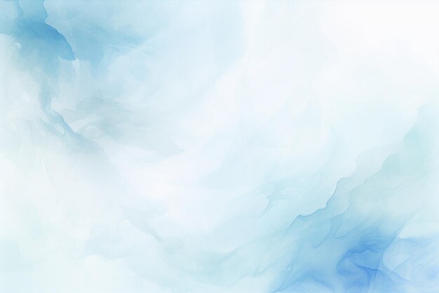 Голубой и белый акварельный фон с мягким фокусом абстрактный дизайн фона генеративный ИИ