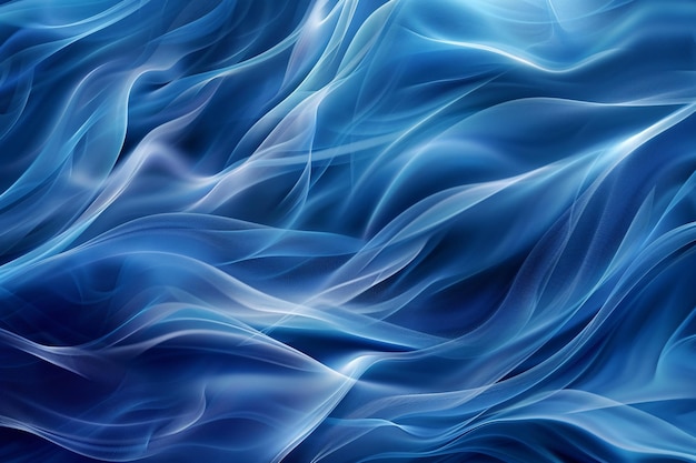 a blue and white wavy background