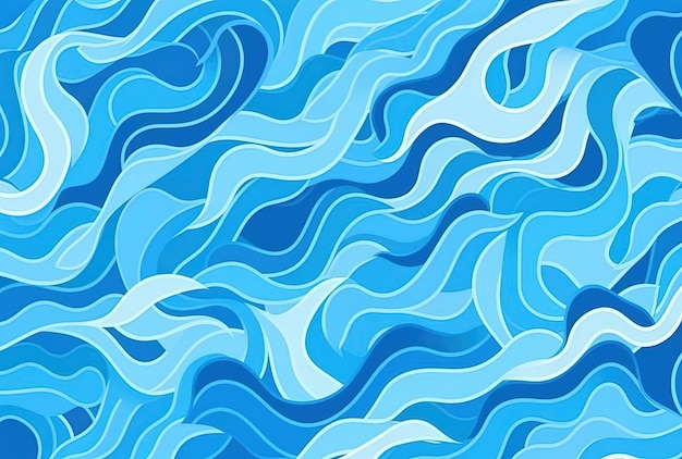 blue white wavy design on a background