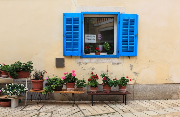 Blue window in Porec