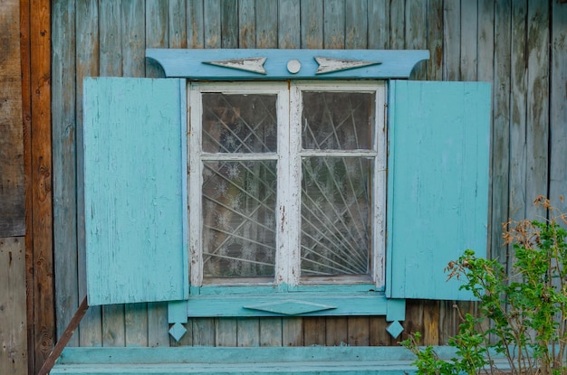 A blue window with the word love on it