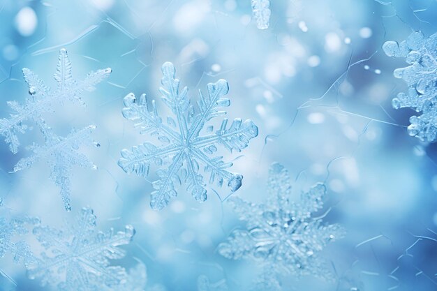 Blue winter background Christmas winter holidays