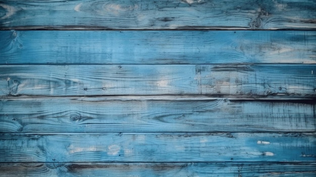 Blue wood background with a white plate