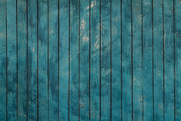 Blue wood fence texture