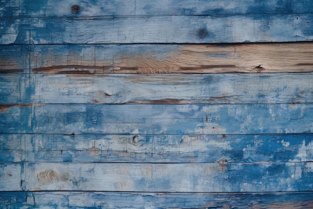 A blue wood wall with the word blue on it