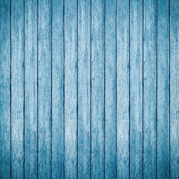 Photo blue wooden background and texture