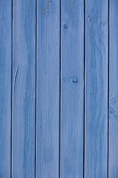 Fondo blu della superficie delle plance di legno