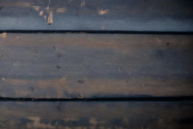 A blue wooden wall with the word " on it " on it