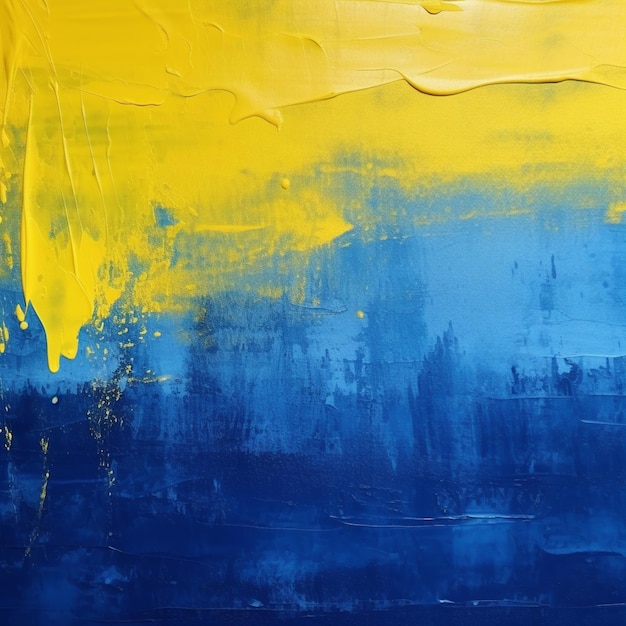 Photo blue yellow abstract background at the hand draw high quality