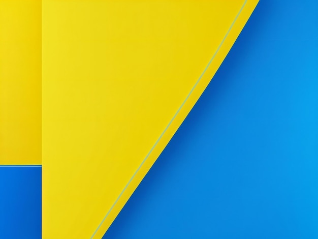 A blue and yellow background with a blue and yellow background ai generated