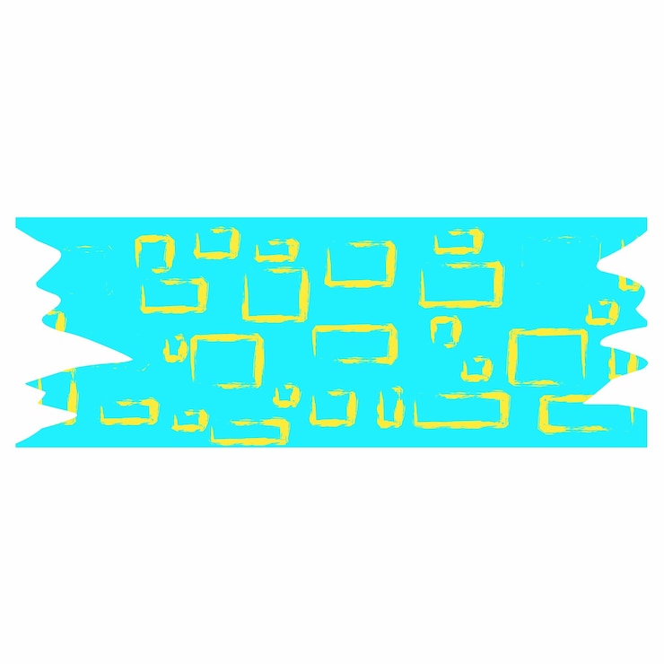 फोटो a blue and yellow banner with the words the word on it