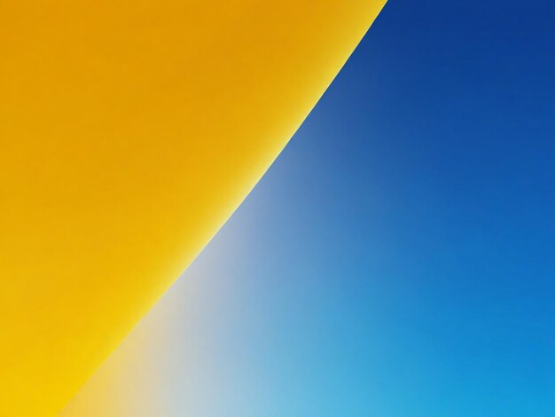 Photo blue and yellow color vivid landscape background