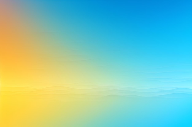 Blue And Yellow Gradient Background