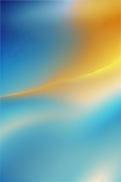 Blue and yellow gradient background