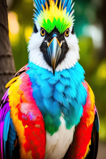 blue and yellow macaw