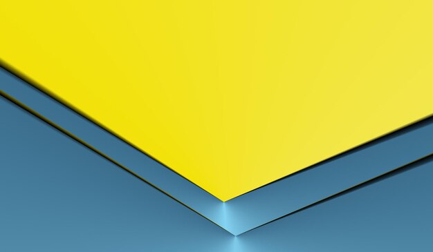 Blue yellow modern card dynamic background