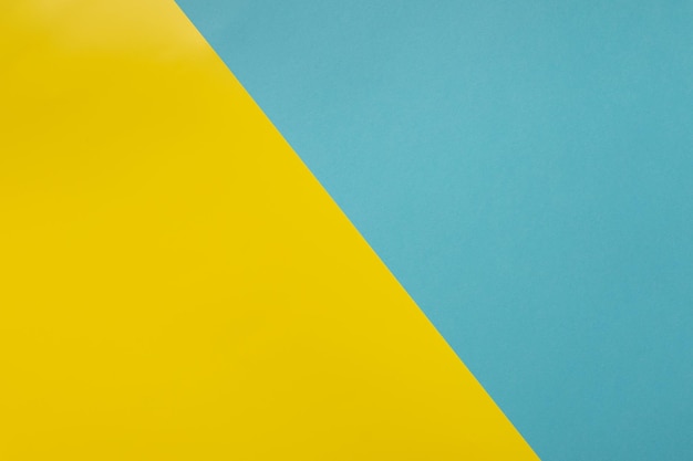 Blue and yellow pastel paper color for background