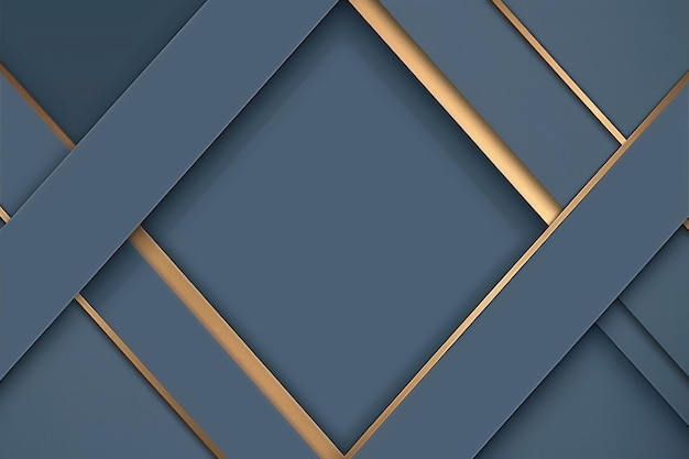 a blue and yellow picture of a square with a yellow border