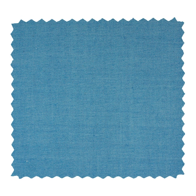 Образец ткани синий зигзаг